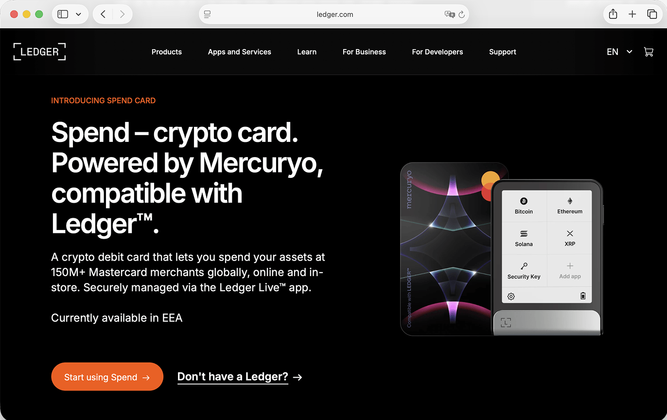 Ledger promo visual